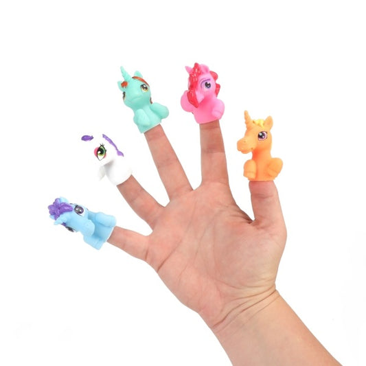 Fingerfigurer – Enhörningar (5-pack)