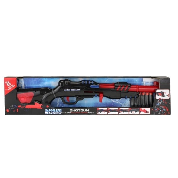 Foam Strike X – leksakspistol med 6 foam-pilar
