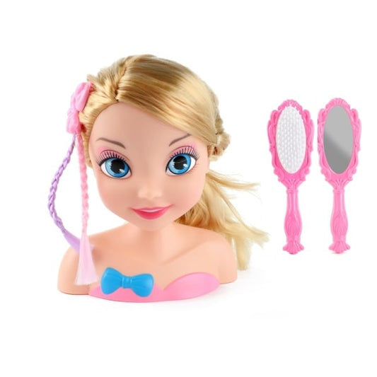 Glamour Shine – Stylinghuvud med borste & spegel (3+)