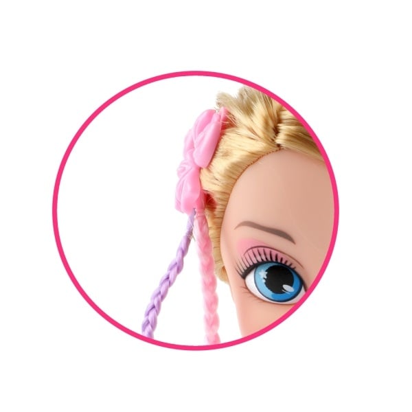 Glamour Shine – Stylinghuvud med borste & spegel (3+)