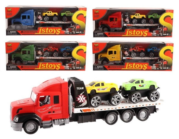 Leksakslastbil med bilar – 37 cm