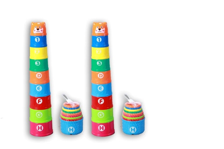 Stapelmuggar baby – 9 delar