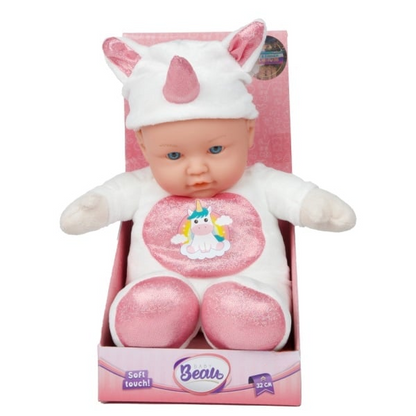 Beau Babydocka med djurdräkt – 31 cm