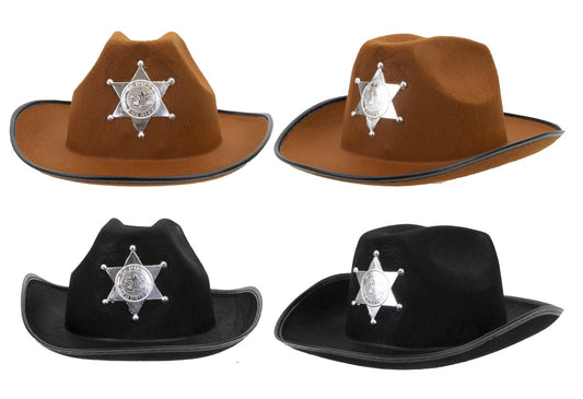 Cowboyhatt barn med stjärna