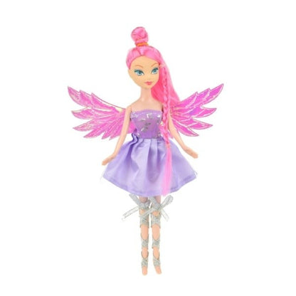 Fairy Friends – Fe med glittervingar 22 cm (lila)