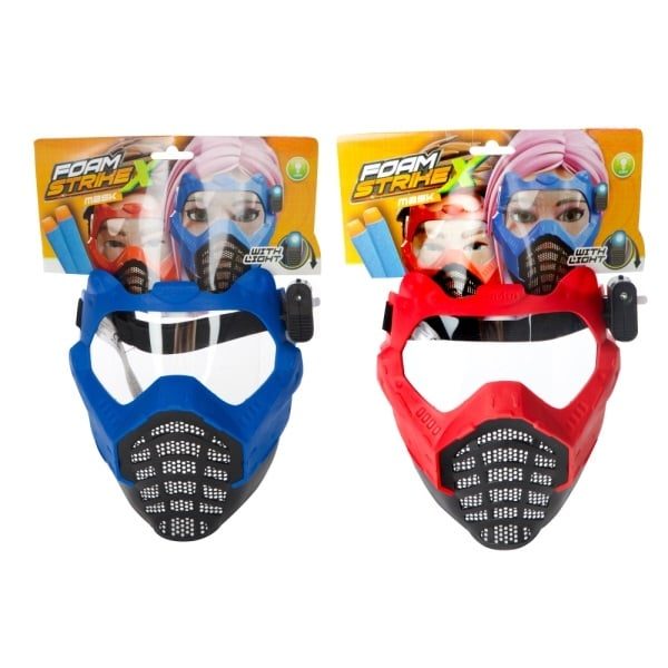 FOAM STRIKEX – Battle Hero Mask med LED-ljus (2 färger)
