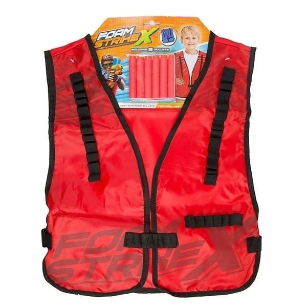 FOAM STRIKEX – Battle-väst med 6 skum-pilar (2 färger)