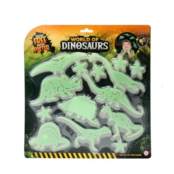 WORLD OF DINOSAURS – Självlysande dinosaurier (Glow in the Dark)
