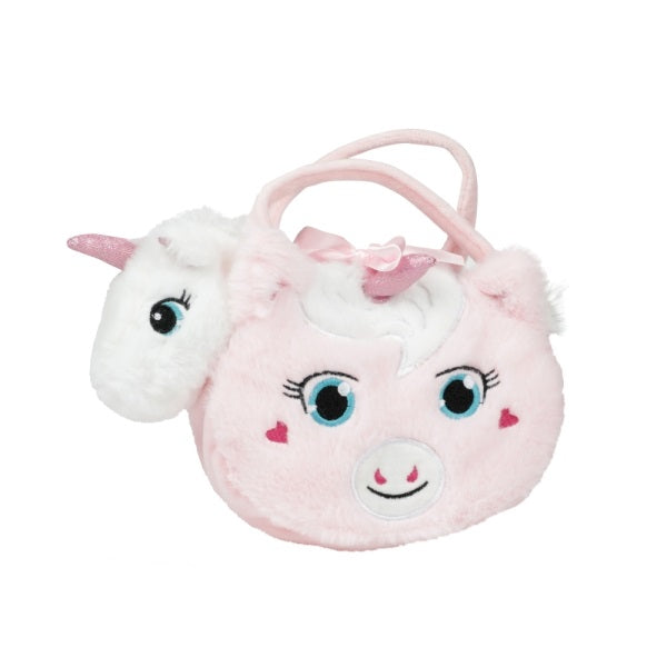 Plysch Enhörning i Handväska – 2 olika modeller