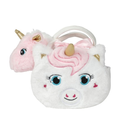 Plysch Enhörning i Handväska – 2 olika modeller