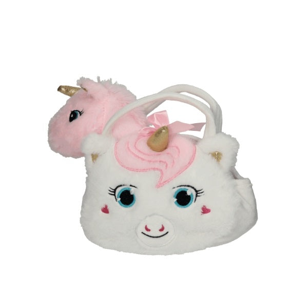 Plysch Enhörning i Handväska – 2 olika modeller