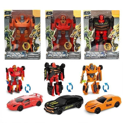 Roboforces – Förvandlingsrobot med Superbil (3 modeller)