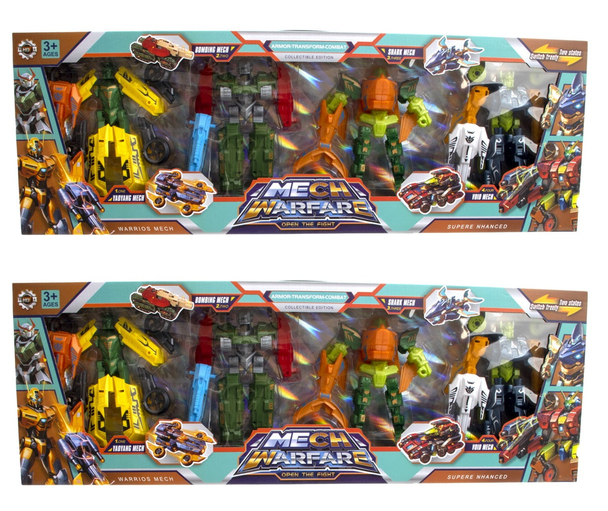 Transformerande robotar – 4-pack
