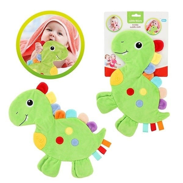 Baby Snuttefilt – Dinosaurie med prassel