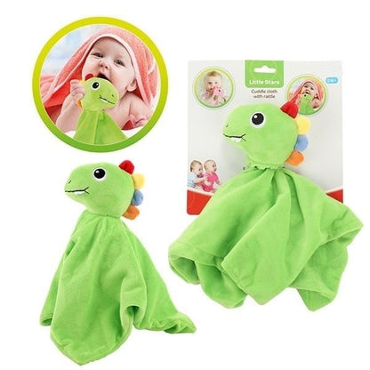 Baby Snuttefilt med Skallra – Dinosaurie