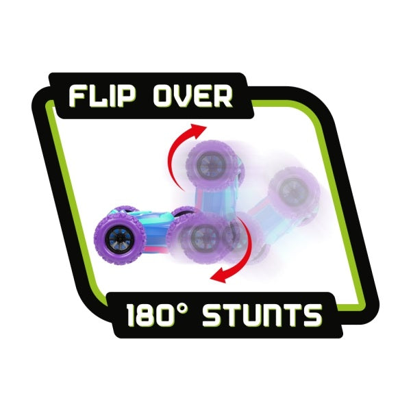 Vehicool Flip Over – Friktionsbil som snurrar och hoppar (3 färger)
