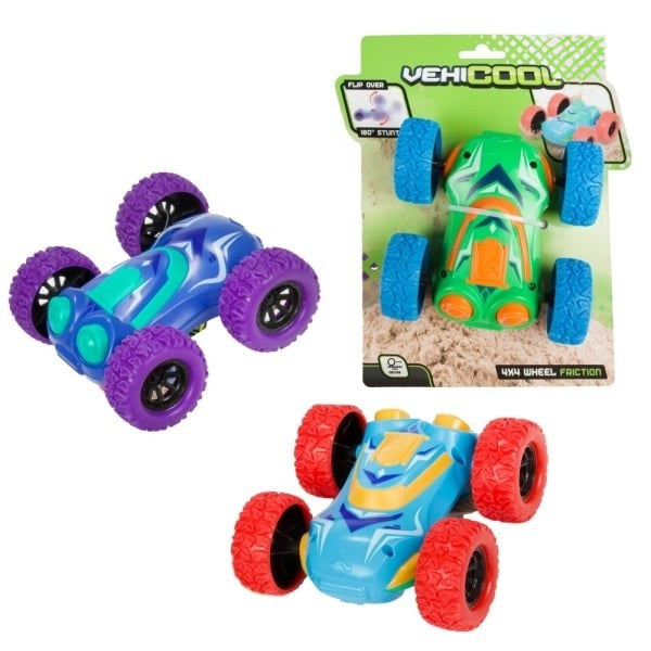 Vehicool Flip Over – Friktionsbil som snurrar och hoppar (3 färger)