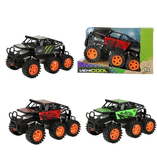 VEHICOOL Monster Truck – 6 hjul & friktion (3 modeller)